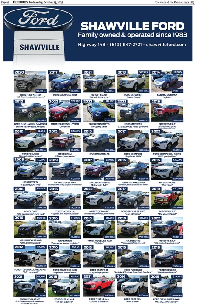 Shawville Ford Full Page